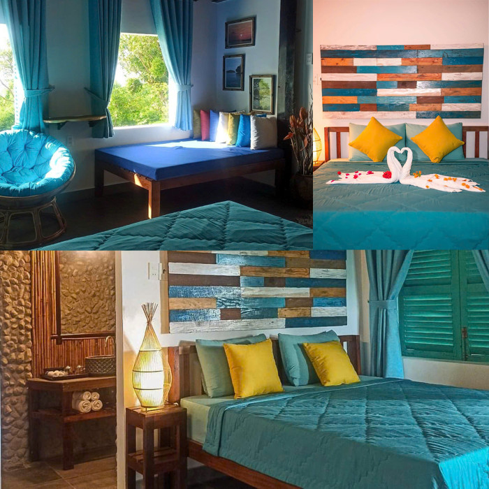 Phòng gia đình nhìn ra biển